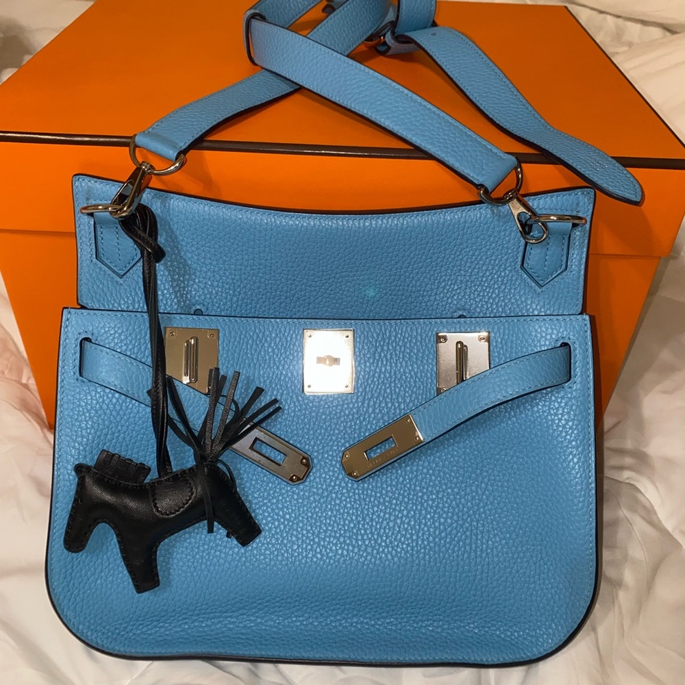 RARE HERMÈS Milo Lambskin Grigri Rodeo Horse Bag Charm PM So Black - Picture 5 of 16